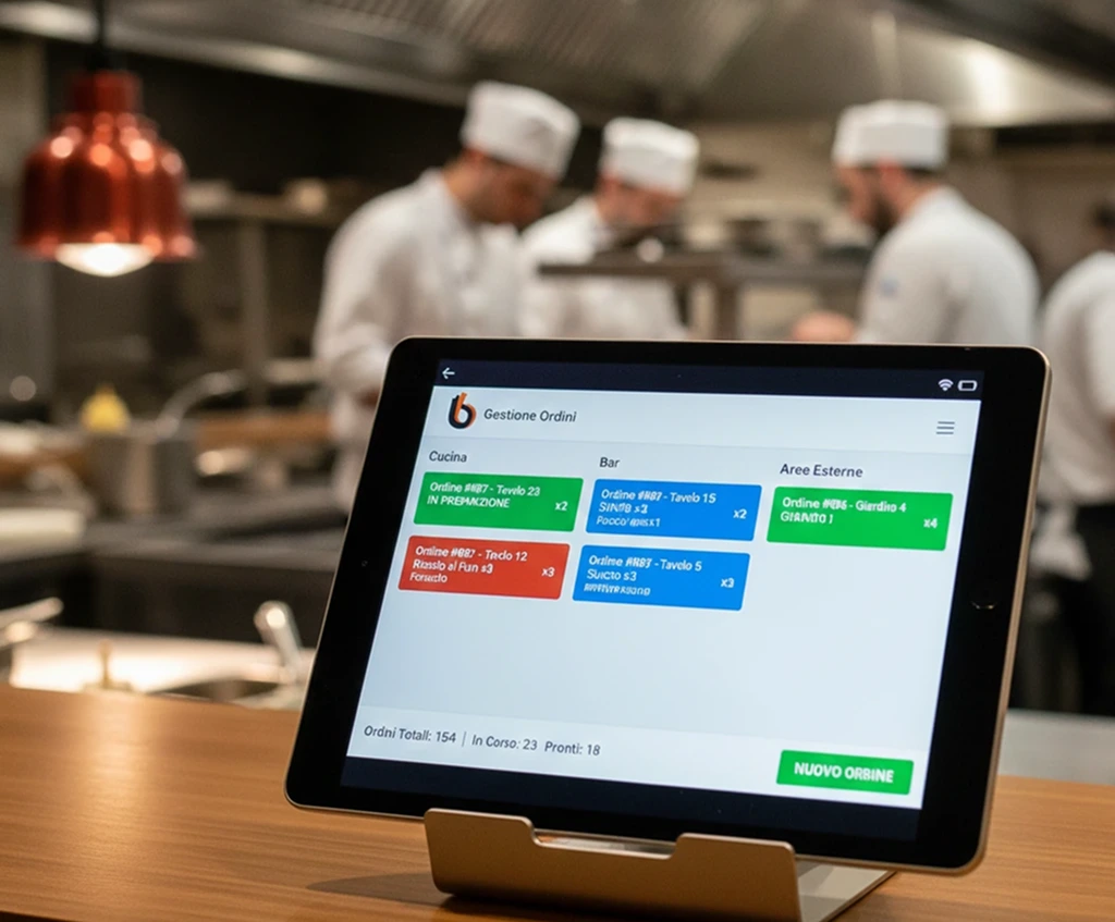 Anteprima gestionale ordinazioni